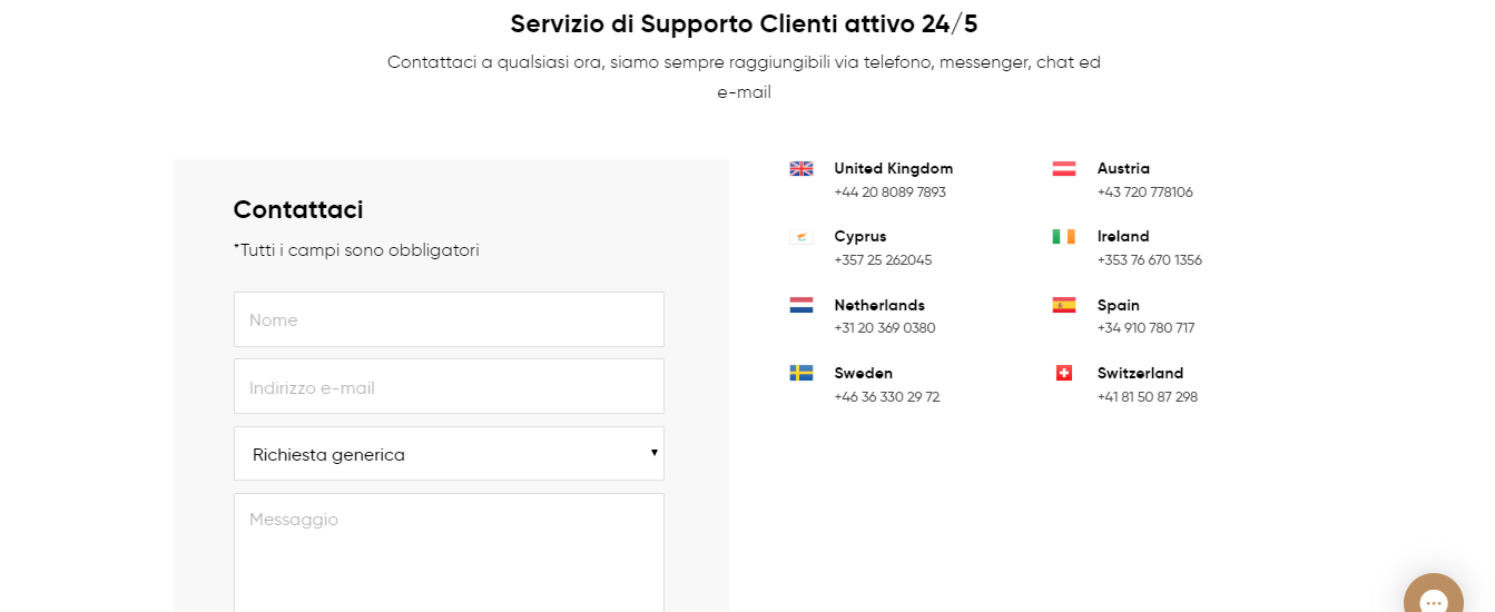 Assistenza clienti di Capital.com Assistenza clienti di Capital.com